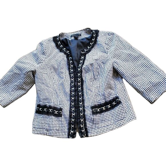 Marina Luna women's open blazer size Large - Picture 1 of 7